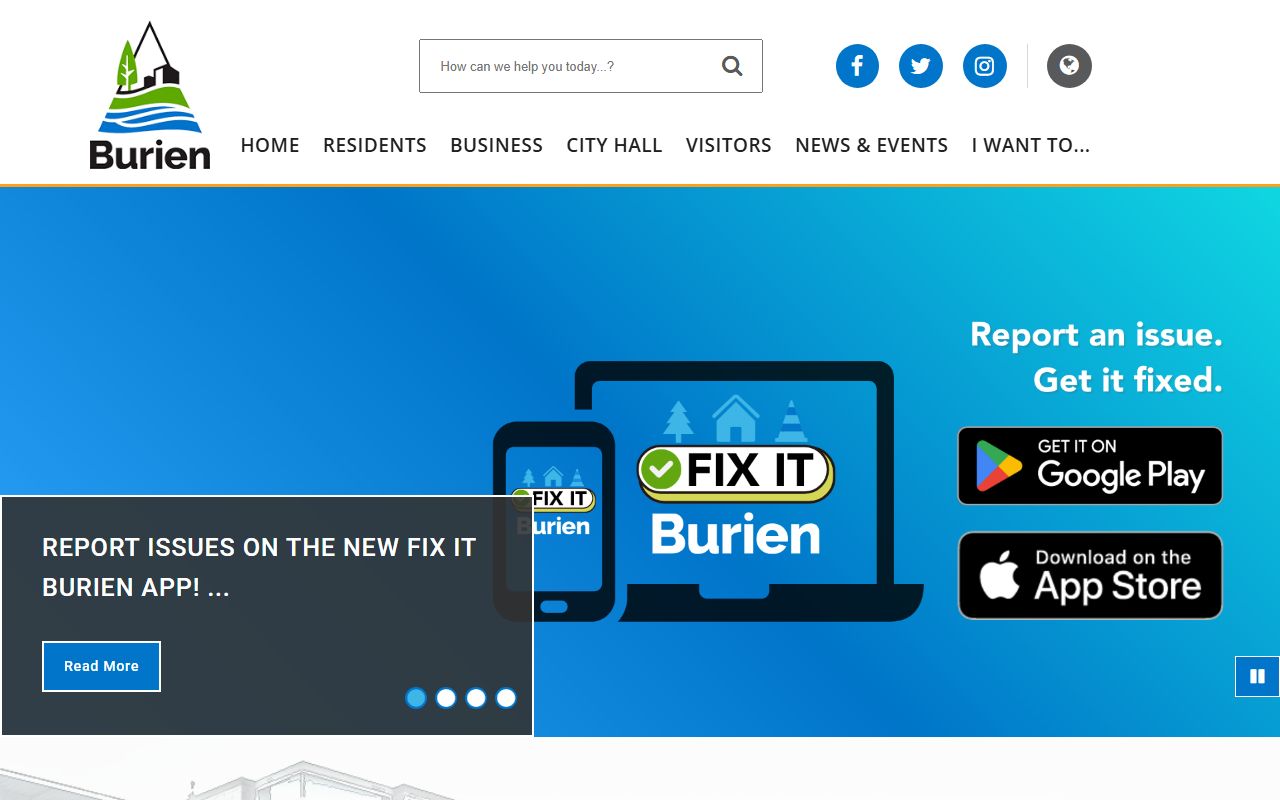 Burien Washington city website marriage license records