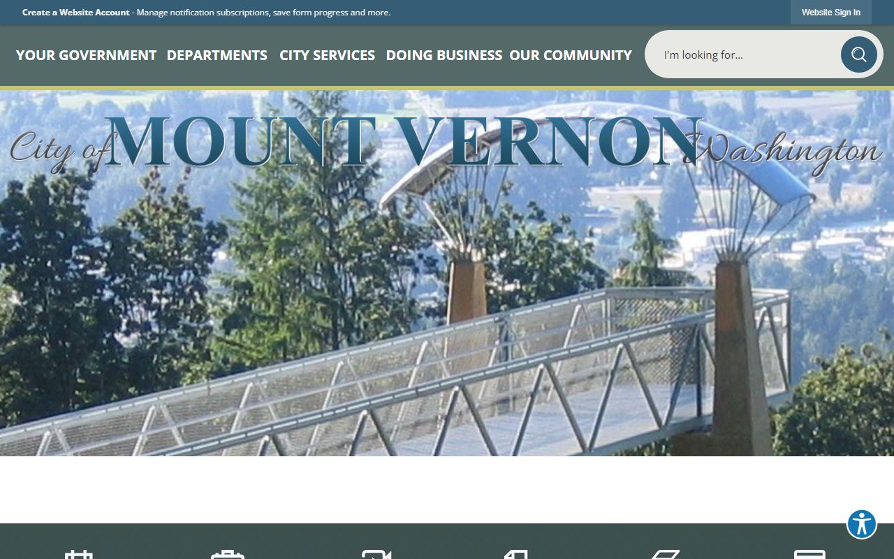 Mount Vernon Washington city website for marriage license records