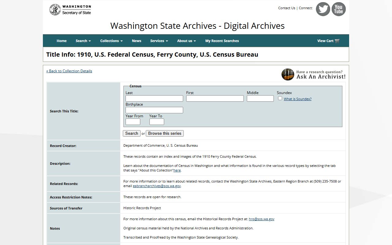 Benton County historical marriage license records at the Washington State Digital Archives
