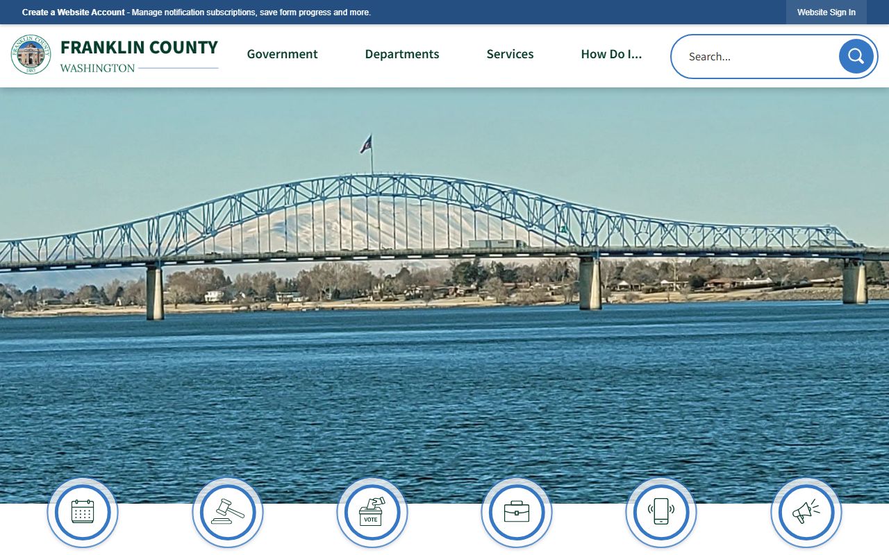 Franklin County Washington official website
