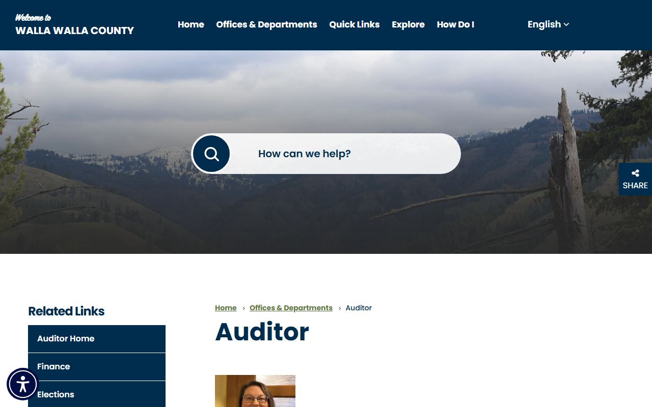 Walla Walla County Auditor marriage license records